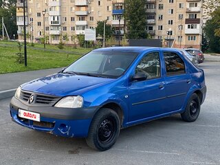 2007 Renault Logan I, синий, 87000 рублей, вид 1