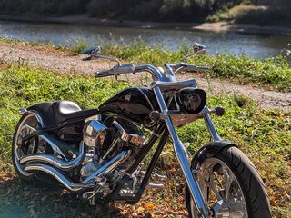 2006 Big Dog Motorcycles Pitbull, чёрный, 1750000 рублей, вид 5