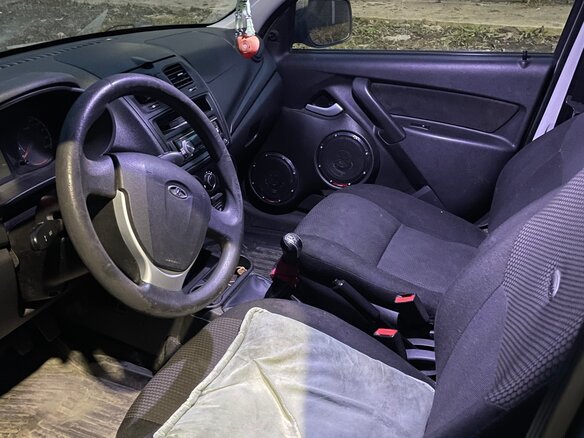 2013 Lada (ВАЗ) Kalina II, серебристый - вид 4