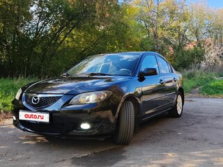 2007 Mazda 3 I (BK) Рестайлинг, чёрный, 430000 рублей, вид 2