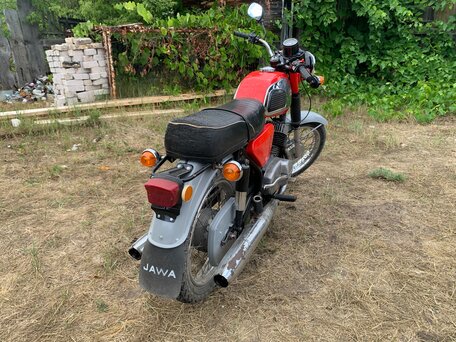 1982 Jawa 350/634, красный, 74000 рублей, вид 2
