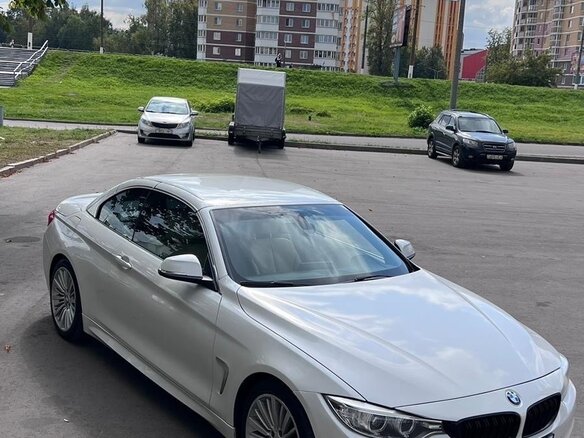 2014 BMW 4 серии 428i F32/F33/F36, белый, 1950000 рублей - вид 1