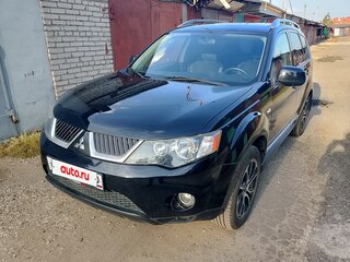 2008 Mitsubishi Outlander II, чёрный, 860000 рублей, вид 3