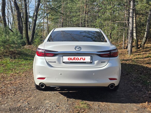 2019 Mazda 6 III (GJ) Рестайлинг 2, белый, 2400000 рублей - вид 2