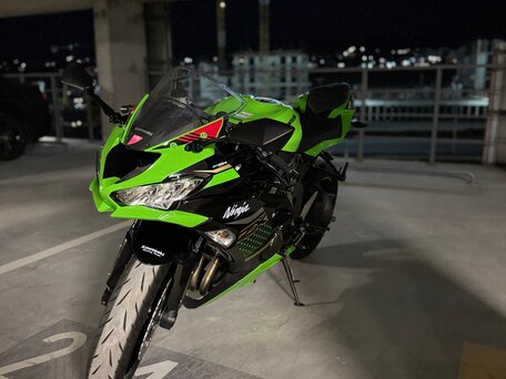 2020 Kawasaki ZX-6 Ninja, зелёный, 1300000 рублей, вид 3