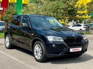 2013 BMW X3 20i xDrive II (F25), чёрный, 1450000 рублей, вид 2