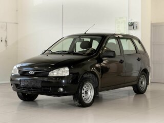 2013 Lada (ВАЗ) Kalina I, чёрный, 450000 рублей, вид 3