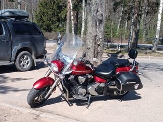 2006 Yamaha XVS1300, красный, 599000 рублей, вид 1