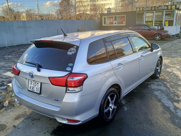 2016 Toyota Corolla Fielder XI (E160, E170, E180), серый, 1050000 рублей - вид 6