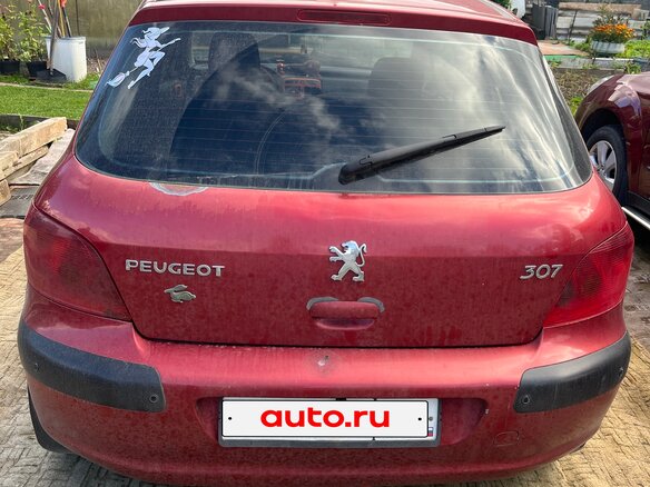 2003 Peugeot 307 I, красный, 390000 рублей - вид 2