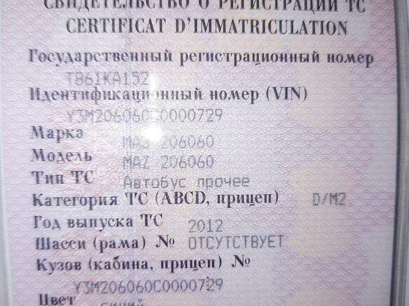 2012 МАЗ 206, синий, 650000 рублей - вид 14