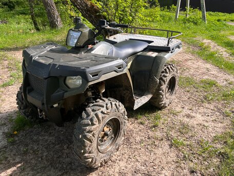 2013 Polaris Sportsman 800, зелёный, 400000 рублей, вид 3