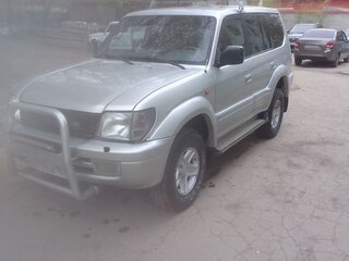 1996 Toyota Land Cruiser Prado 90 Series, серебристый, 900000 рублей, вид 1