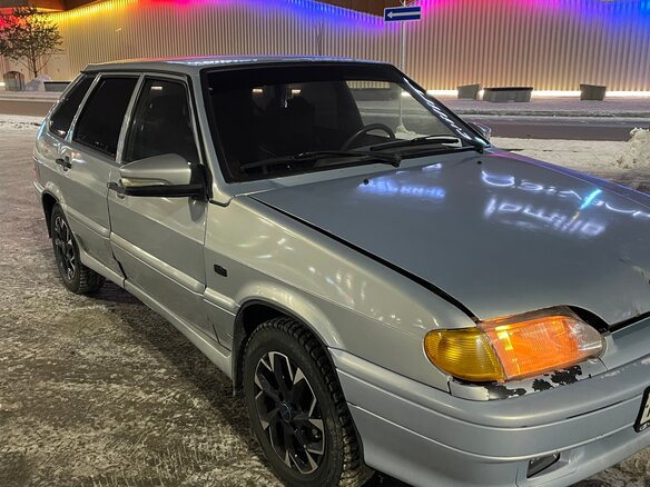 2007 Lada (ВАЗ) 2114, серебристый, 180000 рублей - вид 1