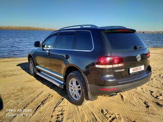 2008 Volkswagen Touareg I Рестайлинг, чёрный, 1280000 рублей, вид 1