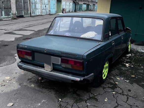 1999 Lada (ВАЗ) 2107, зелёный, 170000 рублей - вид 6