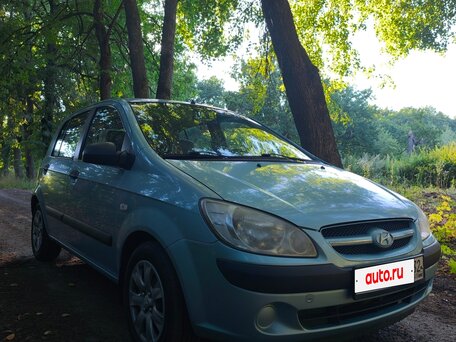 2007 Hyundai Getz I Рестайлинг, голубой, 320000 рублей, вид 5