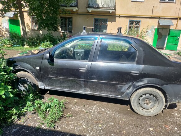 2013 Renault Logan I Рестайлинг, чёрный, 190000 рублей - вид 7