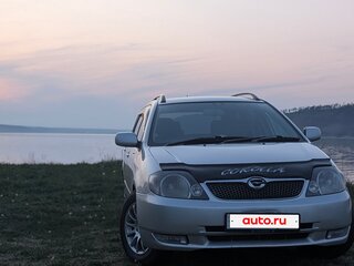 2001 Toyota Corolla Fielder IX (E120, E130), серебристый, 590000 рублей, вид 1