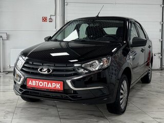 2019 Lada (ВАЗ) Granta I Рестайлинг, чёрный, 629000 рублей, вид 2