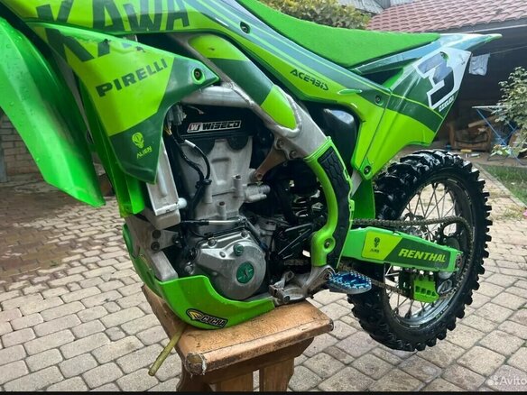 2018 Kawasaki KX 450, зелёный, 400000 рублей - вид 5