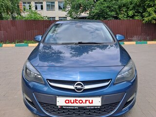 2013 Opel Astra J Рестайлинг, синий, 655000 рублей, вид 3