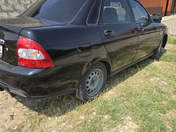 2012 Lada (ВАЗ) Priora I, чёрный, 220000 рублей - вид 3