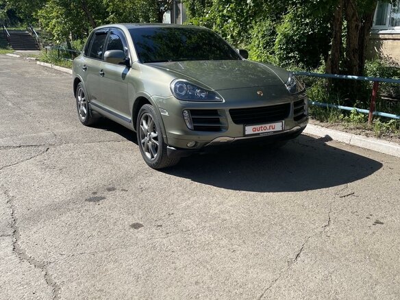 2007 Porsche Cayenne S I Рестайлинг (957), зелёный, 1650000 рублей - вид 1