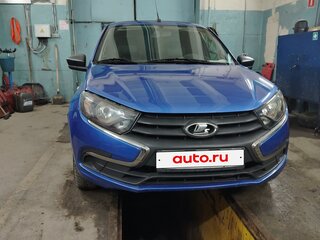 2019 Lada (ВАЗ) Granta I Рестайлинг, синий, 470000 рублей, вид 1