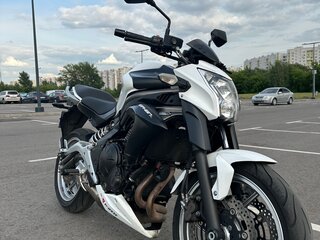 2012 Kawasaki ER-6N, белый, 450000 рублей, вид 4