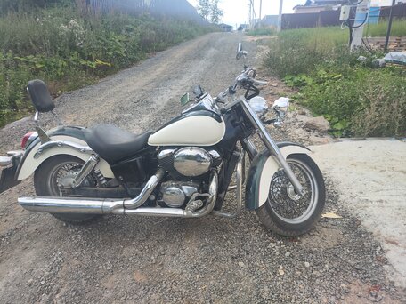1997 Honda Shadow 400, зелёный, 350000 рублей, вид 3