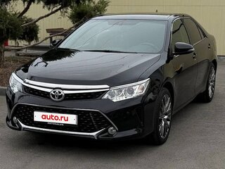 2015 Toyota Camry VII (XV50) Рестайлинг, чёрный, 2600000 рублей, вид 1