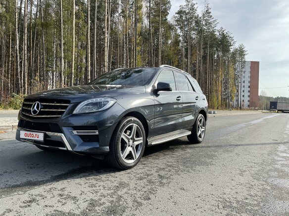 2014 Mercedes-Benz M-Класс 350 CDI III (W166), серый, 3350000 рублей