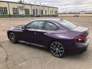 2023 BMW 2 серии 230i G42, фиолетовый, 3400000 рублей, вид 2