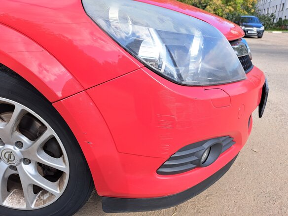 2007 Opel Astra GTC H Рестайлинг, красный, 450000 рублей - вид 9