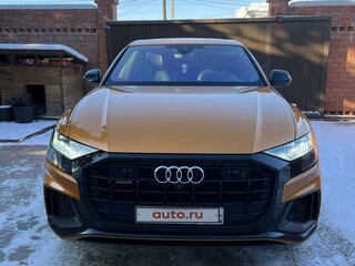 2018 Audi Q8 55 TFSI I (4M), оранжевый, 6550000 рублей, вид 2