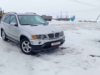 2001 BMW X5 4.4i I (E53), серебристый, 850000 рублей, вид 2