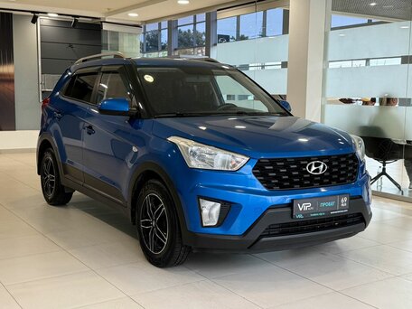 2020 Hyundai Creta I Рестайлинг, синий, 1817000 рублей, вид 3