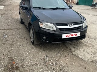 2015 Lada (ВАЗ) Granta I, чёрный, 550000 рублей, вид 2