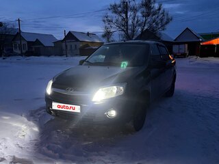 2014 Lada (ВАЗ) Granta I, чёрный, 450000 рублей, вид 4