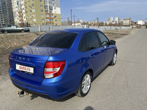 2022 Lada (ВАЗ) Granta I Рестайлинг, синий, 800000 рублей - вид 7