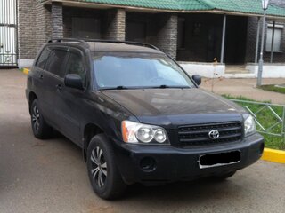 2002 Toyota Highlander I (XU20), чёрный, 1200000 рублей, вид 2