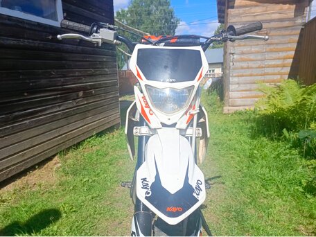 2022 Kayo Basic TT125, белый, 70000 рублей, вид 4