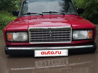 2003 Lada (ВАЗ) 2107, красный, 139000 рублей, вид 1