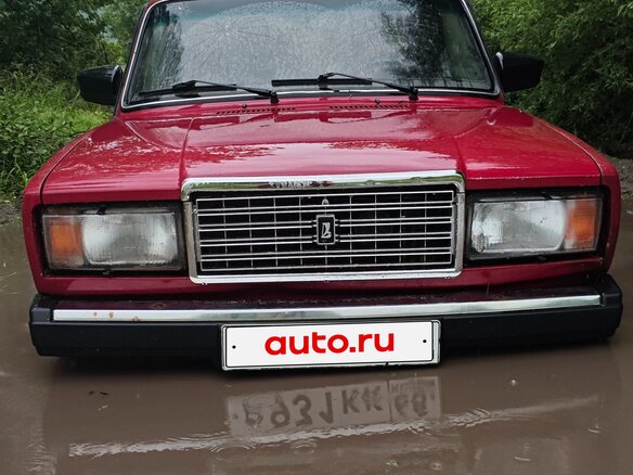 2003 Lada (ВАЗ) 2107, красный, 139000 рублей