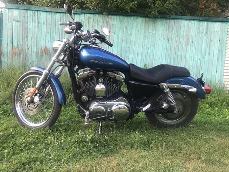 2005 Harley-Davidson Sportster 1200, голубой, 606000 рублей, вид 5