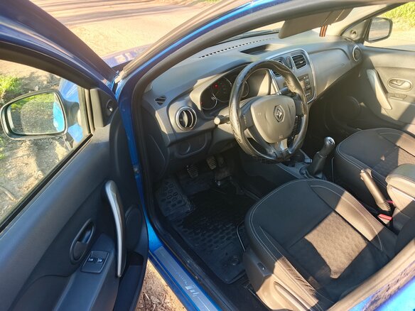 2016 Renault Logan II, синий, 620000 рублей - вид 4