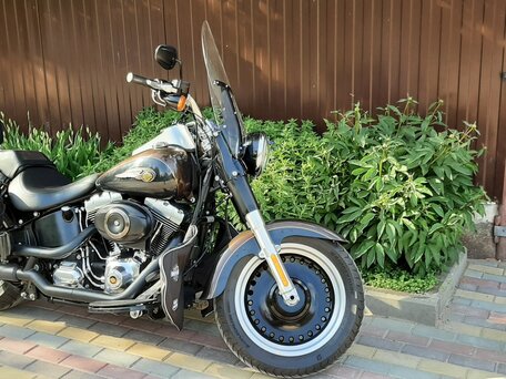 2013 Harley-Davidson Fat Boy, коричневый, 1450000 рублей, вид 3