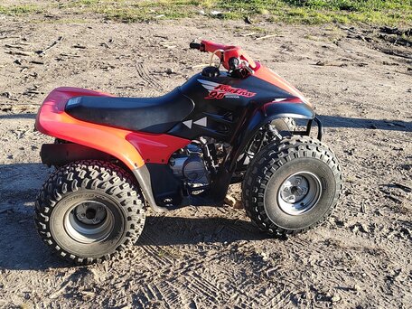 1999 Honda TRX 90, красный, 170000 рублей, вид 5