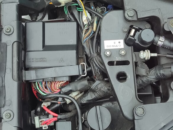 2008 Yamaha XV 1700 Warrior, красный - вид 14